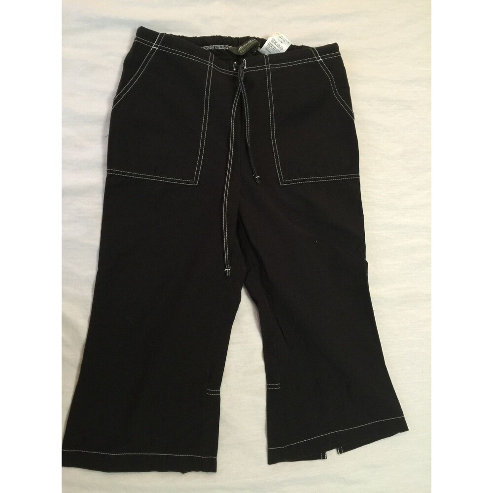 EDDIE BAUER SPECIALLY DYED WOMENS UNLINED CAPRIS PANTS  SIZE S